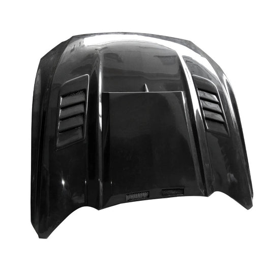 OAC “A1” Carbon Fiber Hood with Vents For 15-17 Ford Mustang (Single/Double Sided)