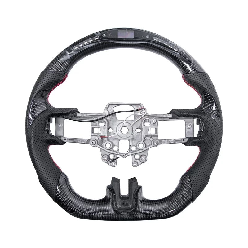 2015-2023 Ford Mustang Carbon Fiber Steering Wheel (Customizable)