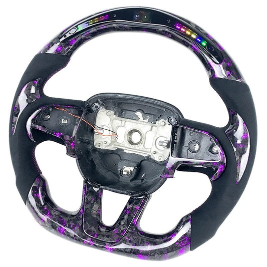 2015-2024 Dodge Charger/Challenger/Durango SRT SXT R/T Carbon Fiber Steering Wheel (Customizable)