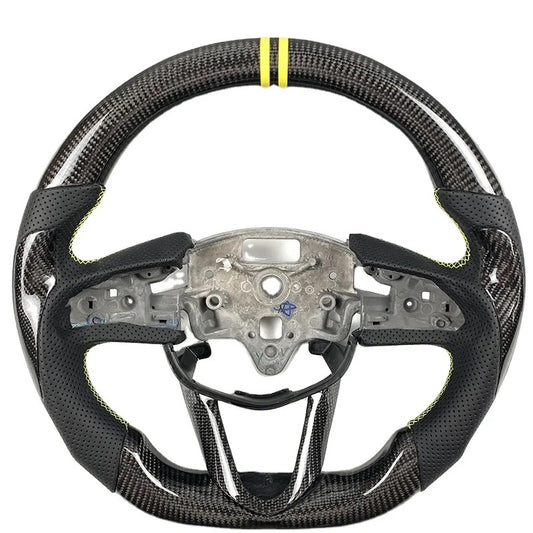 2020-2024 Cadillac CT4/CT4-V CT5/CT5-V/ Blackwing  (Customizable) Carbon Fiber Steering Wheel