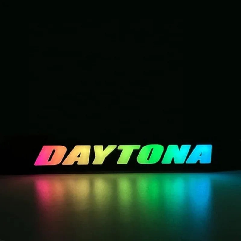 OAC Dodge “Daytona” Badge With Flow/Dynamic RGB MultiColor Function (App/Remote Controlled)