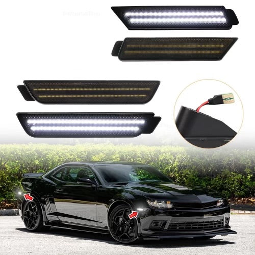 OAC V2 10-15 Camaro Smoked LED Side Marker Lights (Dynamic/Non Dynamic)