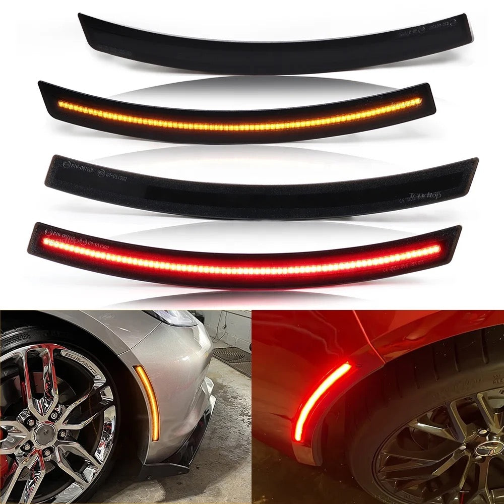 C7 Corvette LED Smoked Side Marker Lights (14-19)