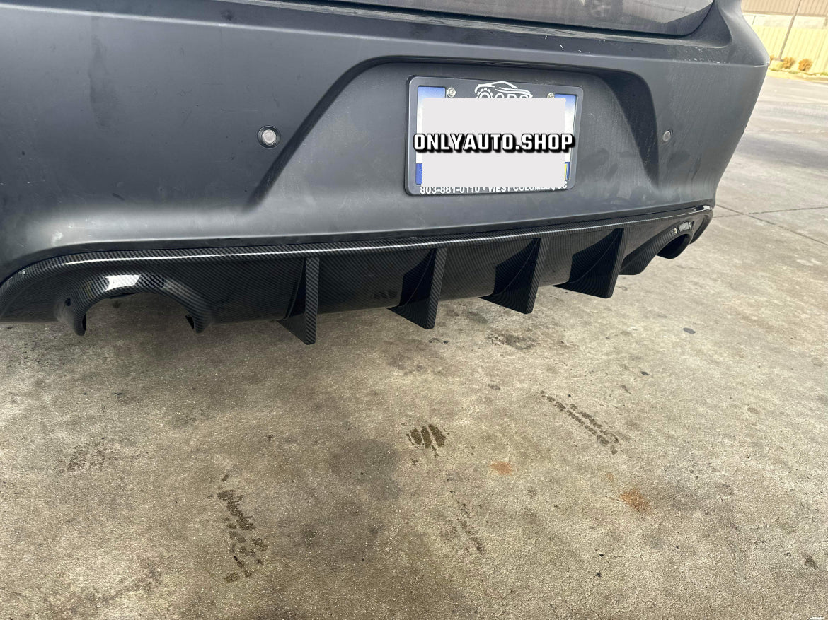 OAC Carbon Fiber Rear Diffuser For Dodge Charger