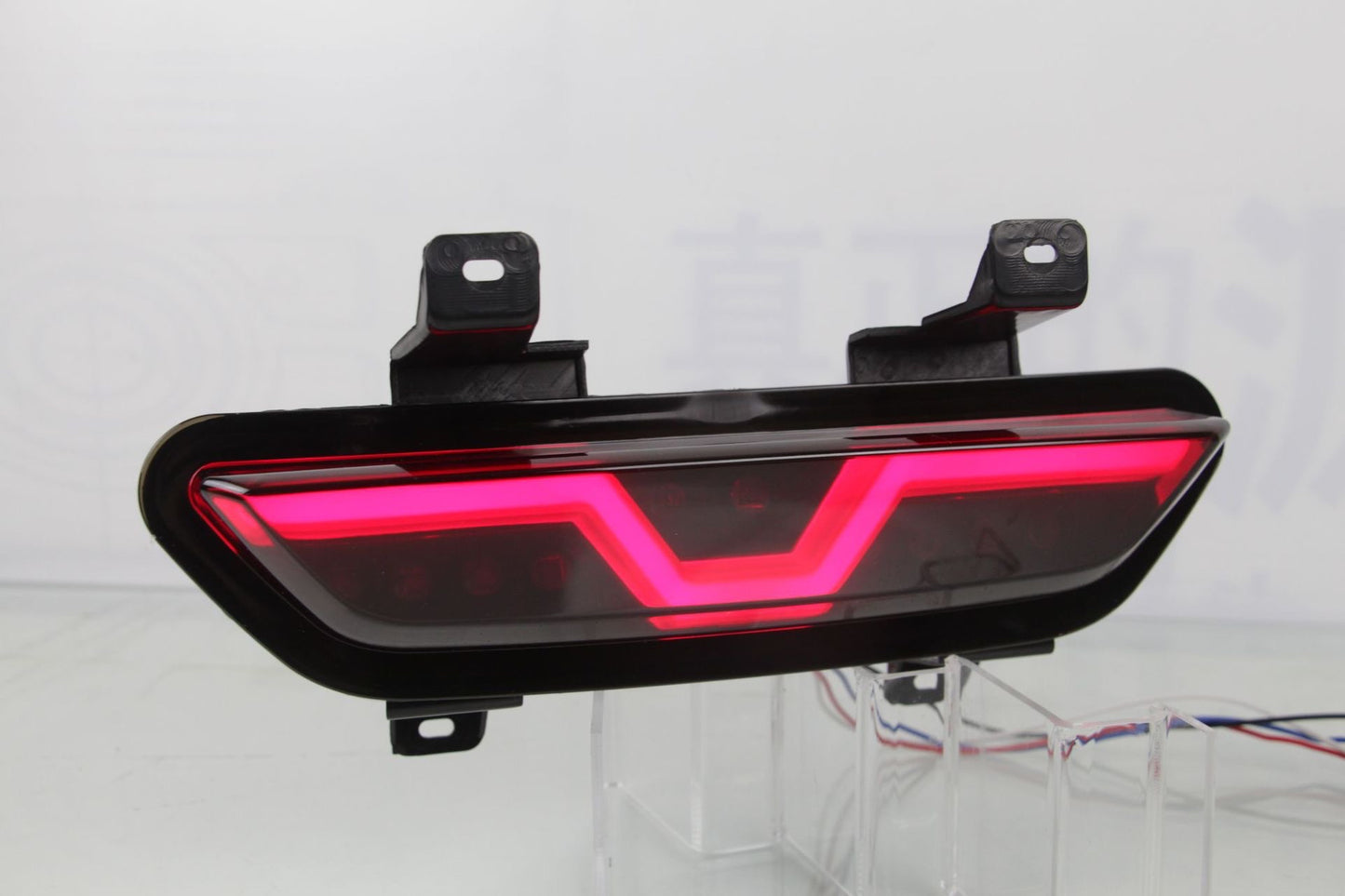 LED Smoked Brake/Reverse Light For 15-20 Mustang (Red Diffuser)