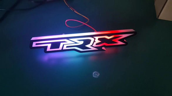 OAC Dodge Ram “TRX” Badge With Flow/Dynamic RGB MultiColor Function (App/Remote Controlled)