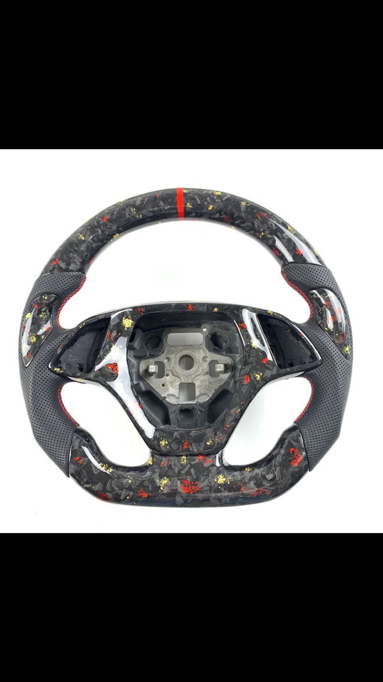 2014-2019 Chevrolet Corvette C7 Stingray Z06 GS Carbon Fiber Steering wheel (Customizable)