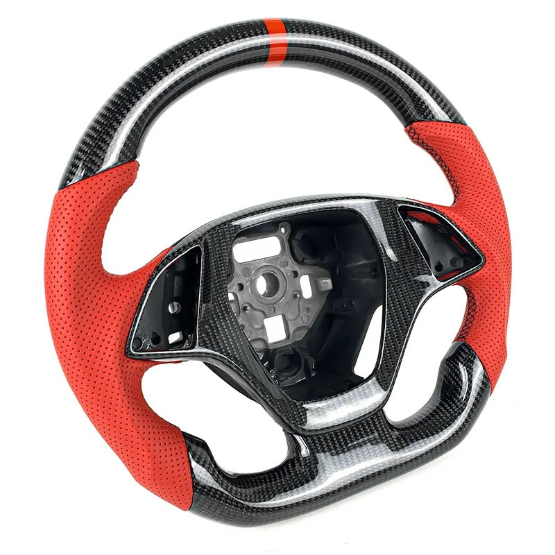 2014-2019 Chevrolet Corvette C7 Stingray Z06 GS Carbon Fiber Steering wheel (Customizable)